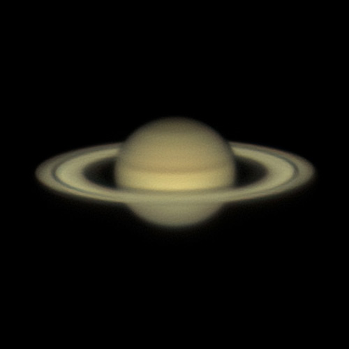 2022年8月7日に撮影された土星