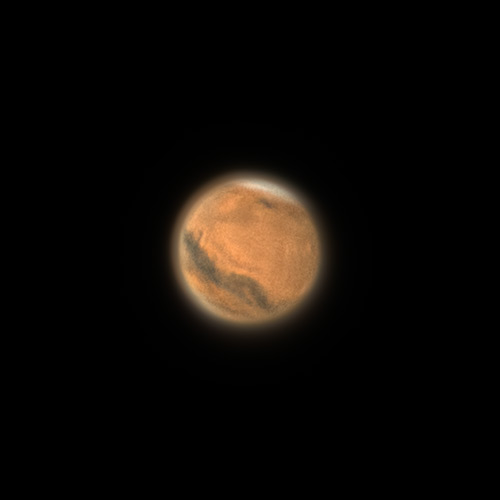 “2022年11月19日に撮影された火星”